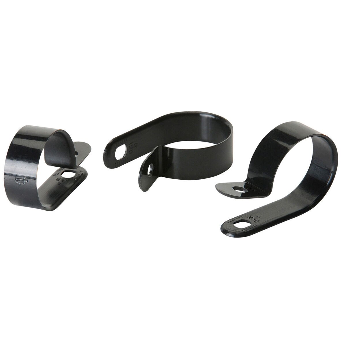 Heavy Duty Cable Clamps 1" Black 100 Pcs.